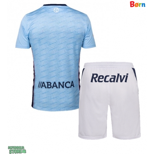 Celta Vigo Replika Babytøj Hjemmebanesæt Børn 2025-26 Kortærmet (+ Korte bukser)